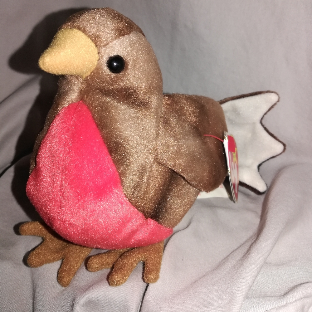 Vintage TY Beanie Baby 'Early' the Robin
